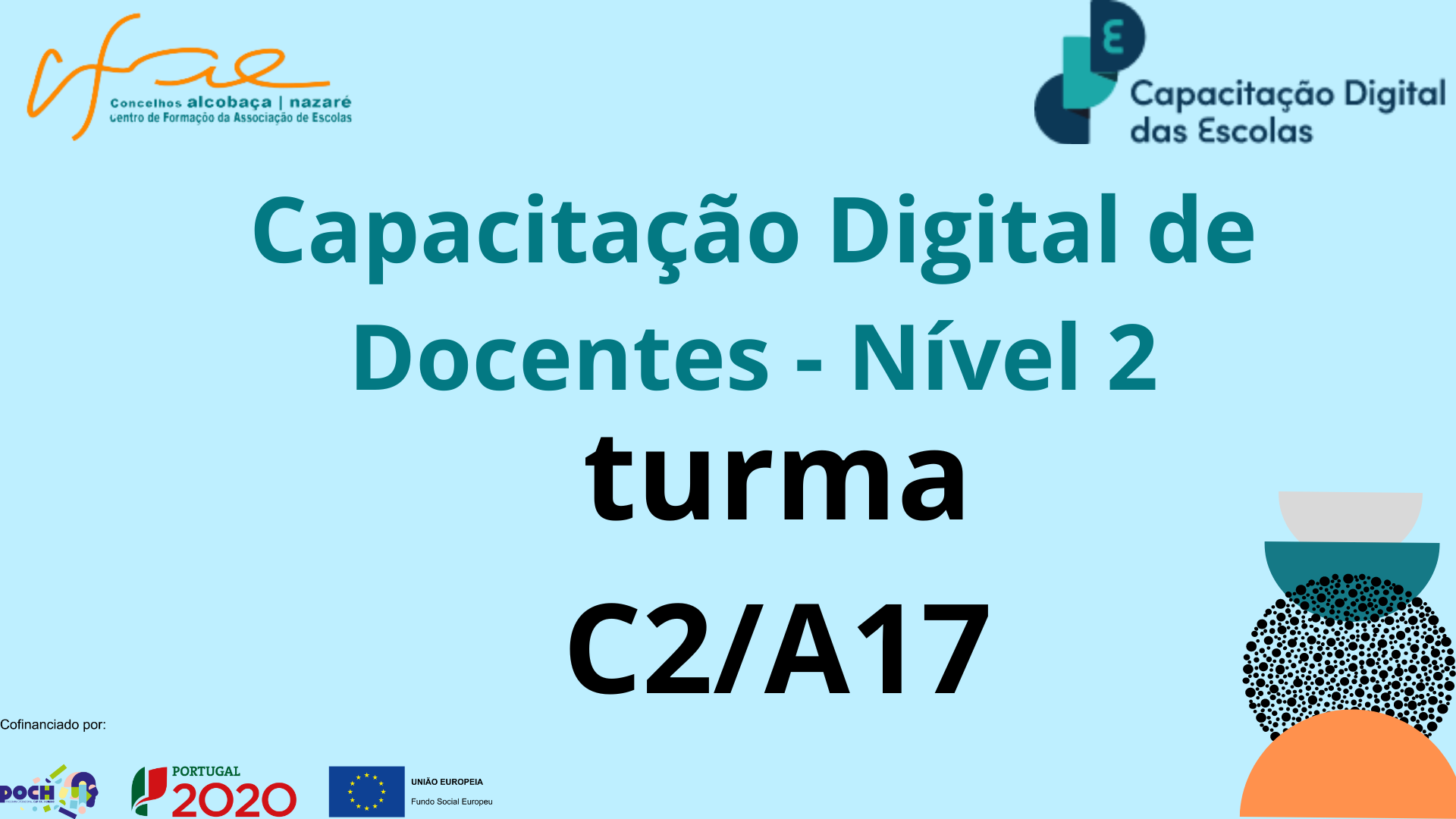 Capacitação Digital de Docentes - Nível 2 - Turma C2/A17