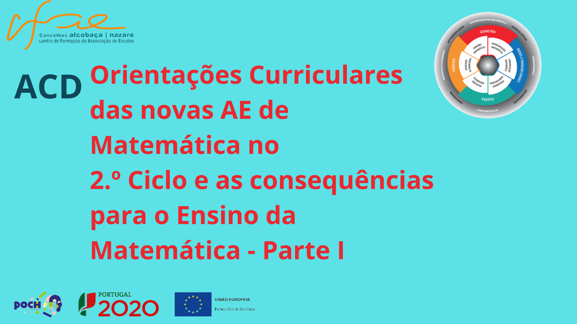 Orientações Curriculares das novas AE de Matemática no 2.º Ciclo e as consequências para o Ensino da Matemática _ Parte I (C14/T1)