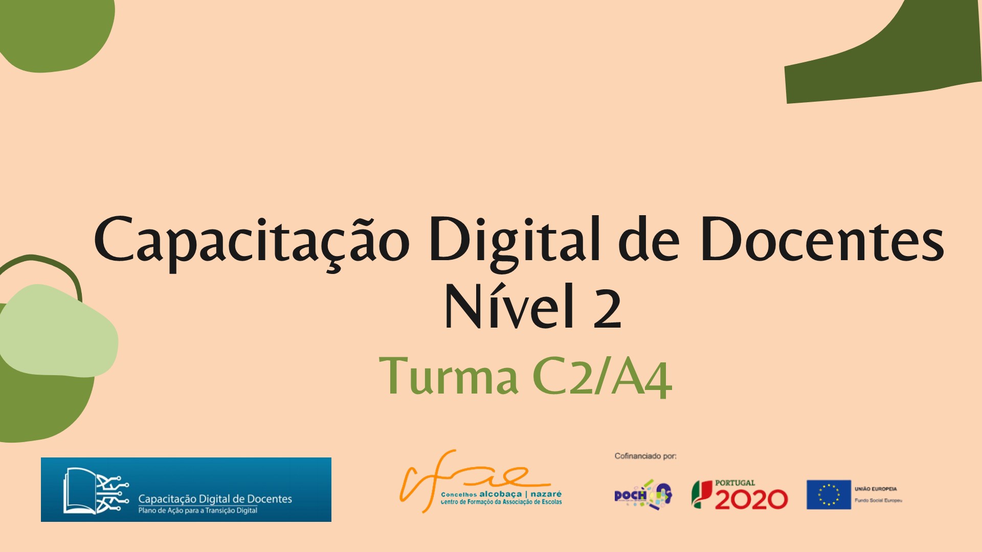 CAPACITAÇÃO DIGITAL DE DOCENTES – NÍVEL 2 - Turma C2/A4